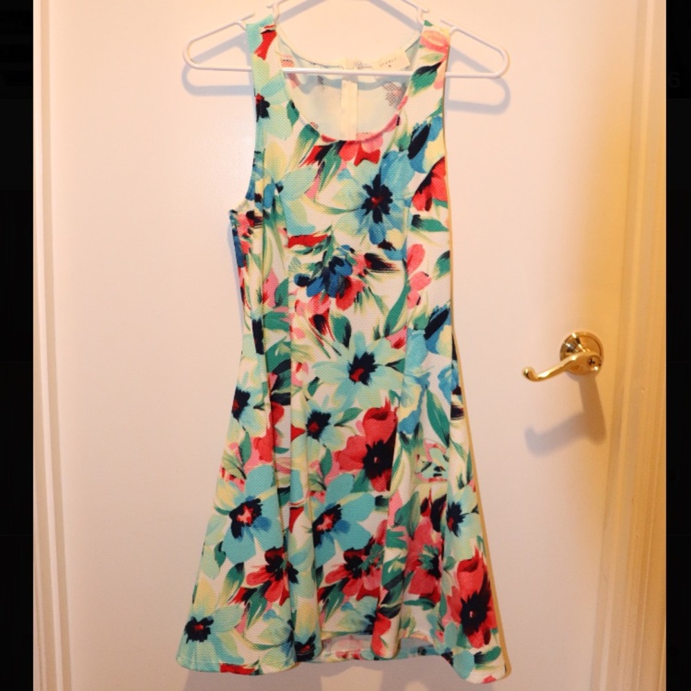 Floral print midi Everly dress